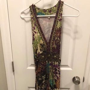 Patterned Maxi Dress